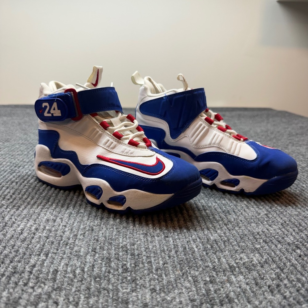 Nike Air Griffey Max 1 USA White‎ Blue Red Sneakers Youth 5.5Y Retro Baseball